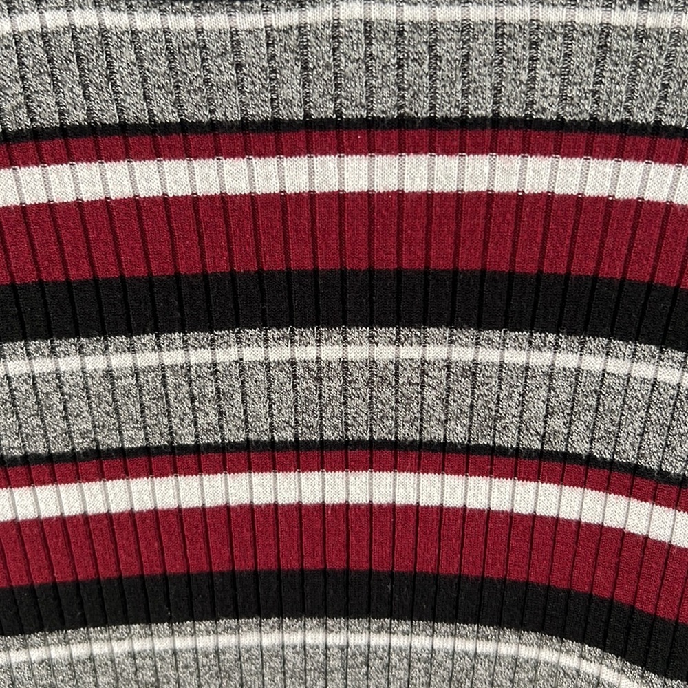H&M Striped Ribbed Top Size S - Picture 2 of 3